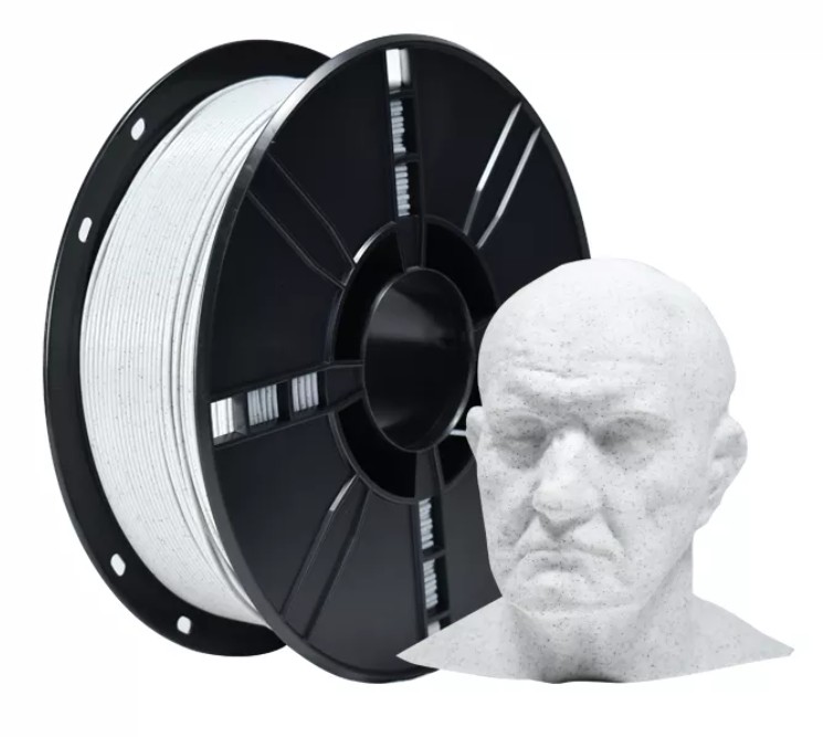 HILLIUM PLA+ Marble beli 1kg